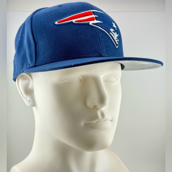 NFL Football New England Patriots Hat/Cap New Era 59Fifty Size 7 1/4 used! - Picture 3 of 16